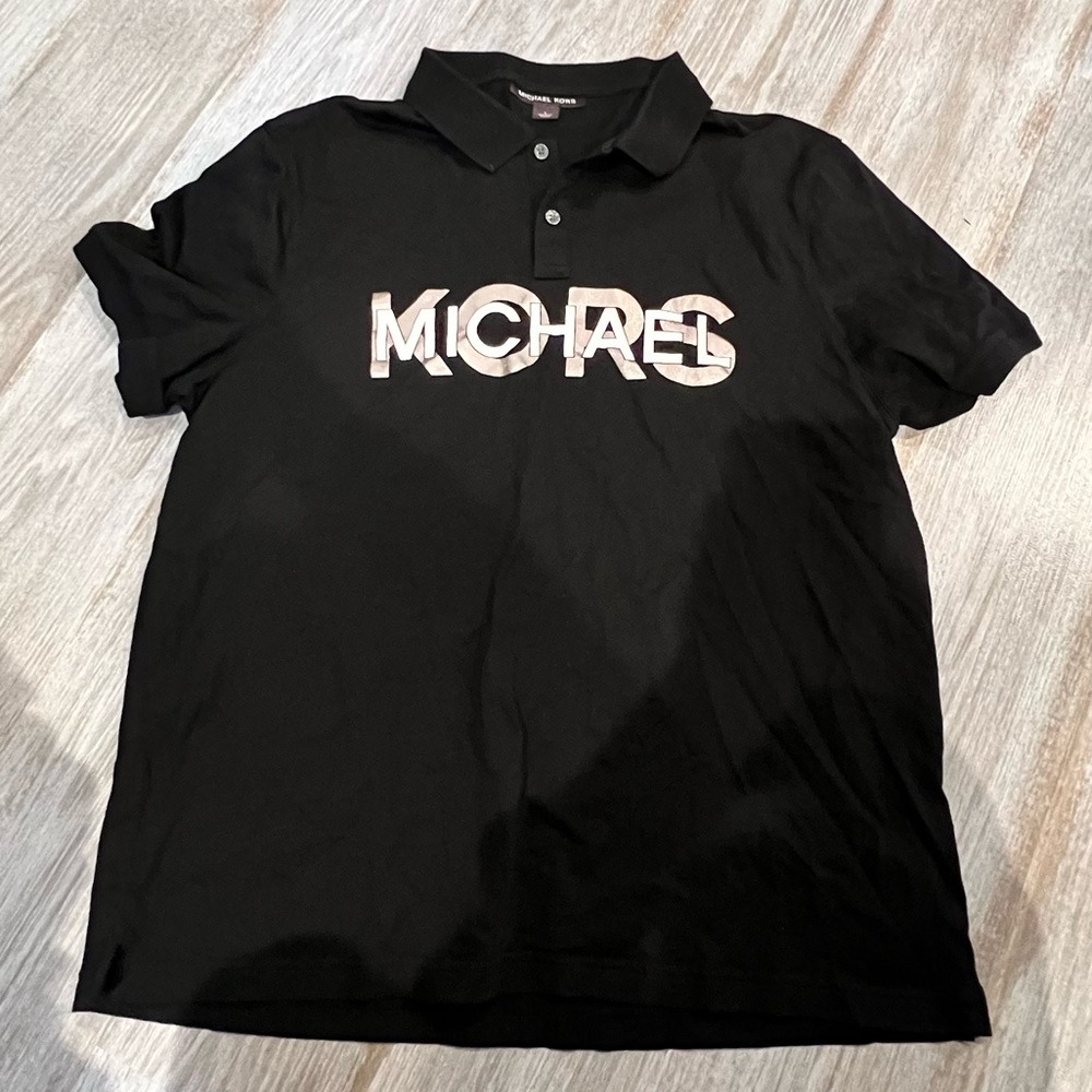 MICHAEL KORS MENS COLLARED SHIRT